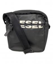 DIESEL (ディーゼル) ロゴナイロンショルダーバッグ ブラック