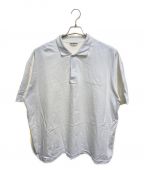 COOTIEクーティー）の古着「Suvin Heavy Weight Oversized Polo S/S Tee」｜ホワイト
