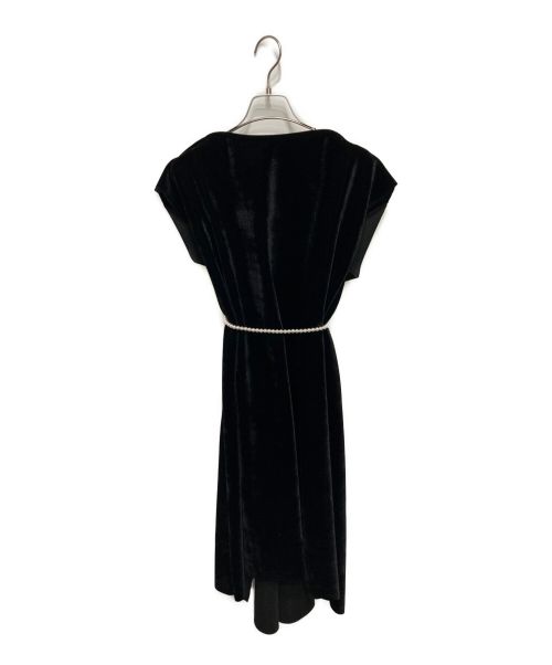 MM6 Maison Margiela（エムエムシックス メゾンマルジェラ）MM6 Maison Margiela (エムエムシックス メゾンマルジェラ) パールドレスワンピース ブラック サイズ:38 未使用品の古着・服飾アイテム