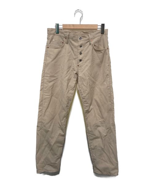 SUGARHILL（シュガーヒル）SUGARHILL (シュガーヒル) Type 502 Wool Linen Denim Pants/タイプ502ウールリネンデニムパンツ アイボリー サイズ:SIZE34の古着・服飾アイテム