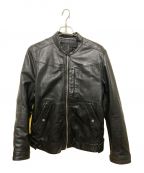 G-STAR RAW（）の古着「Deline Leather Jacket」｜ブラック