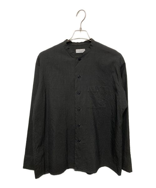 Phlannel（フランネル）Phlannel (フランネル) ウールシルクコックシャツ グレー サイズ:4の古着・服飾アイテム