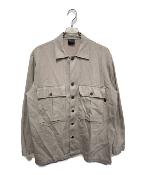 ALPHA（アルファ）ALPHA (アルファ) M-43 HBT ジャケット ベージュ サイズ:Lの古着・服飾アイテム