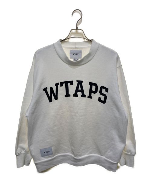 WTAPS（ダブルタップス）WTAPS (ダブルタップス) COLLEGE / MOCK NECK / COPO ホワイト サイズ:02の古着・服飾アイテム