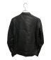 STUDIOUS (ステュディオス) シングルライダースジャケット ブラック サイズ:1：4800円