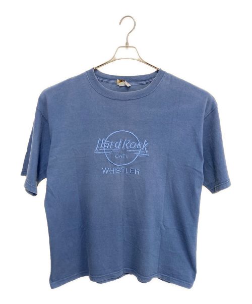 Hard Rock cafe（ハードロックカフェ）Hard Rock cafe (ハードロックカフェ) オールド刺繍Tシャツ ネイビー サイズ:2の古着・服飾アイテム