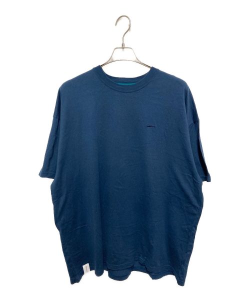 DESCENDANT（ディセンダント）DESCENDANT (ディセンダント) ロゴTシャツ ブルー サイズ:3の古着・服飾アイテム