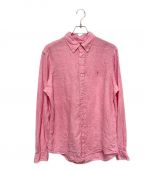 RALPH LAUREN）の古着「リネンシャツ」｜ピンク