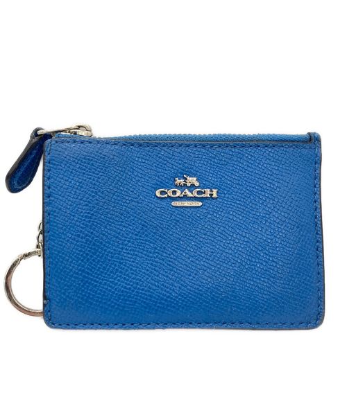 COACH（コーチ）COACH (コーチ) ミニスキニーIDケース ブルーの古着・服飾アイテム
