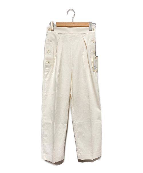 AEWEN MATOPH（イウエン マトフ）AEWEN MATOPH (イウエン マトフ) サイドボタンパンツ ホワイト サイズ:36の古着・服飾アイテム