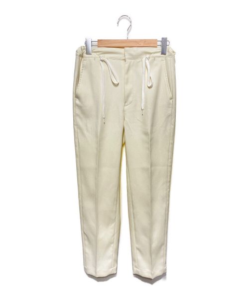 efiLevol（エフィレボル）efiLevol (エフィレボル) Shoelace Belt Tapered Pants アイボリー サイズ:S 未使用品の古着・服飾アイテム