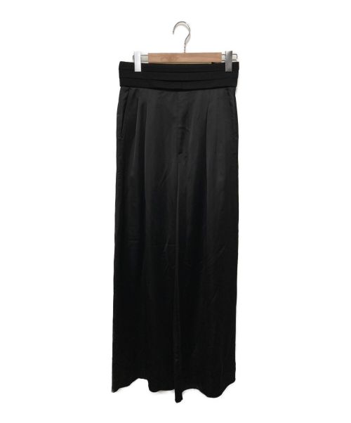 HIGH（ハイ）HIGH (ハイ) high wide pants ブラック サイズ:JP11の古着・服飾アイテム