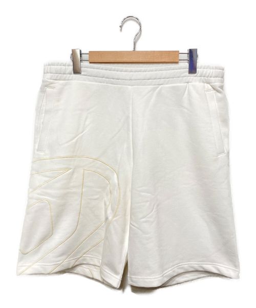 DIESEL（ディーゼル）DIESEL (ディーゼル) ハーフパンツ ホワイト サイズ:Lの古着・服飾アイテム