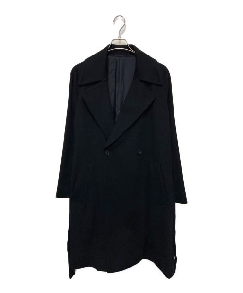 SOVEREIGN（ソブリン）SOVEREIGN (ソブリン) カシミヤ混ダブルコート ブラック サイズ:Mの古着・服飾アイテム