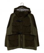 WHITE MOUNTAINEERINGホワイトマウンテ二アニング）の古着「GORE TEX PACLITE MIXED MOUNTAIPARKA」｜カーキ