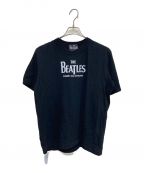 COMME des GARCONSコムデギャルソン）の古着「Beatles T-shirt」｜ブラック
