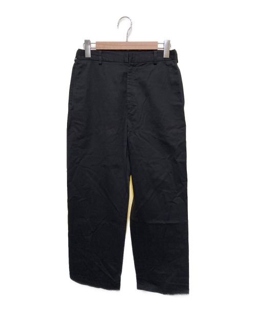 KAPTAIN SUNSHINE（キャプテンサンシャイン）KAPTAIN SUNSHINE (キャプテンサンシャイン) Garment Dyed Scottish Sideseemless Trousers ブラック サイズ:76の古着・服飾アイテム