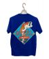 DIESEL (ディーゼル) プリントTシャツ ブルー サイズ:S：5000円