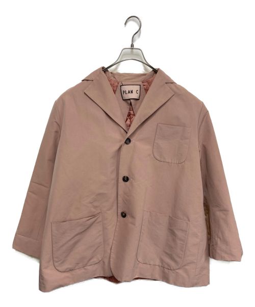 PLAN C（プランシー）PLAN C (プランシー) ハーフジャケット ピンク サイズ:Mの古着・服飾アイテム
