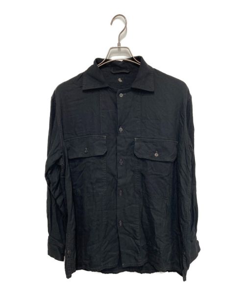 KAPTAIN SUNSHINE（キャプテンサンシャイン）KAPTAIN SUNSHINE (キャプテンサンシャイン) Open Collar Shirt ブラック サイズ:SIZE38の古着・服飾アイテム