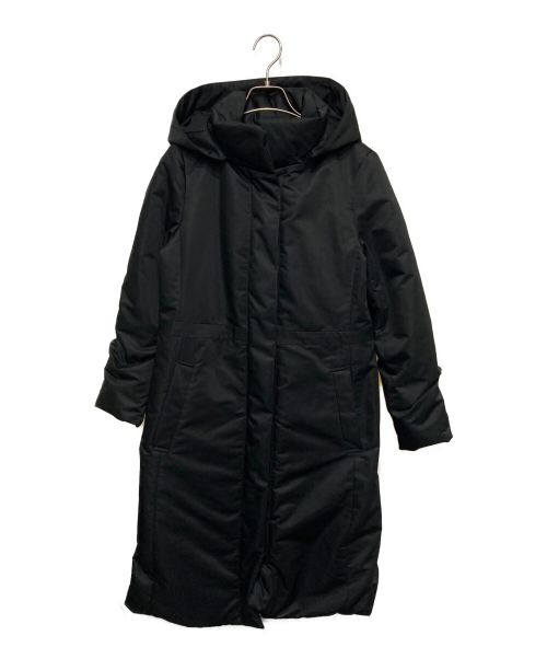 icB（アイシービー）icB (アイシービー) シームレス スタンドカラー ダウンコート ブラック サイズ:Lの古着・服飾アイテム
