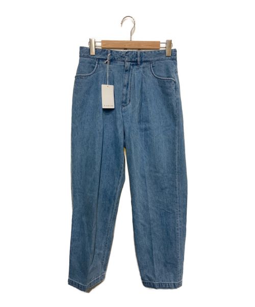 FARAH（ファーラー）FARAH (ファーラー) Two-tuck Wide Tapered Pants インディゴ サイズ:SIZE 76cm (W30)の古着・服飾アイテム