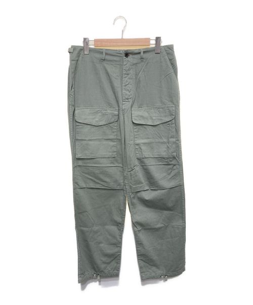 BLURHMS（ブラームス）BLURHMS (ブラームス) Light Herringbone Field Pants カーキ サイズ:3 未使用品の古着・服飾アイテム