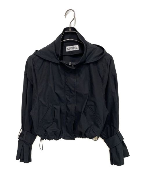 Snidel（スナイデル）Snidel (スナイデル) 袖口ボリュームマウンテンパーカー ブラック サイズ:FREEの古着・服飾アイテム