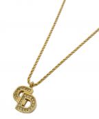 Christian Diorクリスチャン ディオール）の古着「logo necklace」｜ゴールド