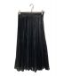 ANAYI（アナイ）の古着「スパンオーガンジープリーツ スカート」｜ブラック