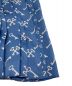 中古・古着 ANAYI (アナイ) キープリントプリーツ スカート ブルー サイズ:S：7000円