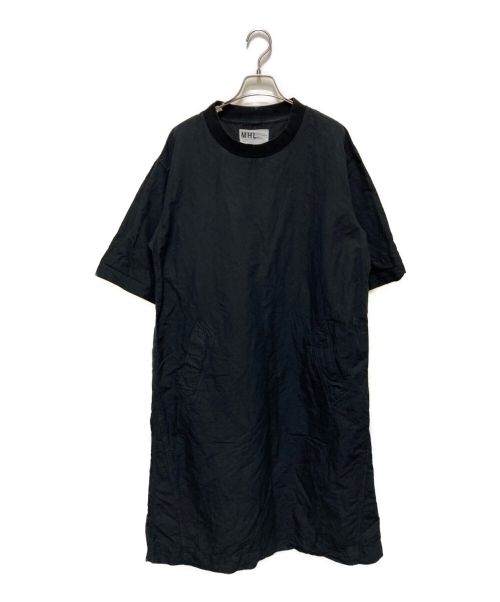 MHL（エムエイチエル）MHL (エムエイチエル) WASHED DRY COTTON POPLIN ワンピース ブラック サイズ:2の古着・服飾アイテム