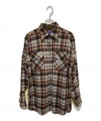 PENDLETONペンドルトン）の古着「70~80sウールチェックシャツ」｜ブラウン