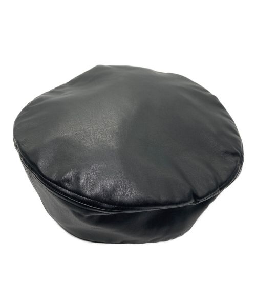 MURRAL（ミューラル）MURRAL (ミューラル) ベレー帽 ブラックの古着・服飾アイテム