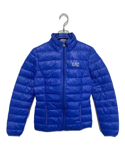 EA7（イーエーセブン）EA7 (イーエーセブン) ポケッタブル ダウン ジャケット ブルー サイズ:Sの古着・服飾アイテム
