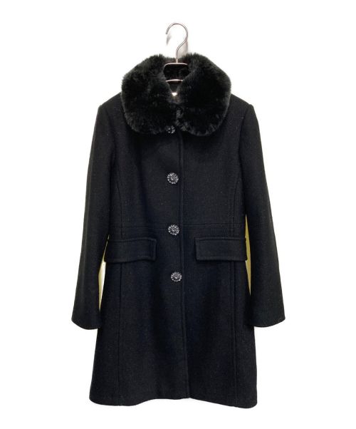 Kate Spade（ケイトスペード）Kate Spade (ケイトスペード) ウールコート ブラック サイズ:XSの古着・服飾アイテム