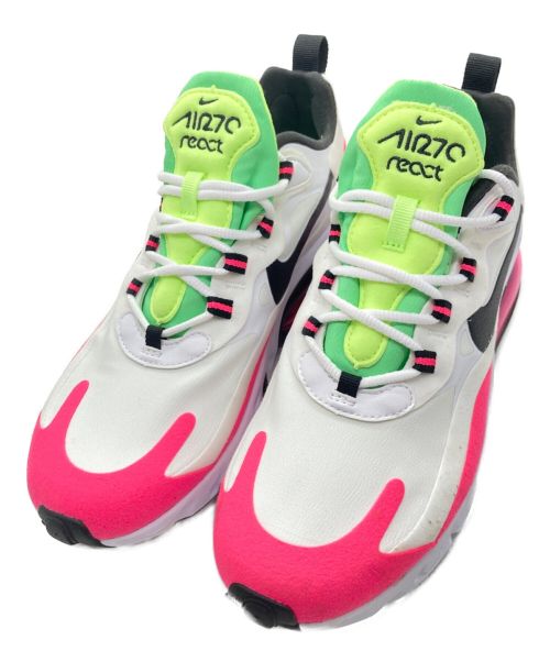 NIKE（ナイキ）NIKE (ナイキ) W AIR MAX 270 REACT ホワイト サイズ:25の古着・服飾アイテム