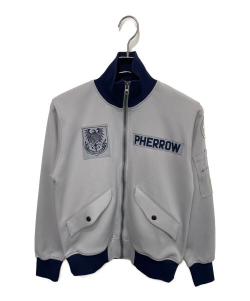 Pherrow's（フェローズ）Pherrow's (フェローズ) 15周年記念トラックジャケット グレー サイズ:Mの古着・服飾アイテム