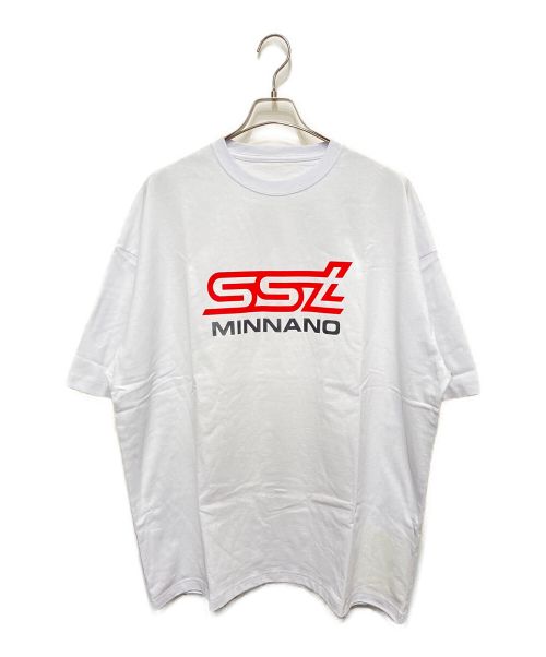 SSZ（エスエスズィー）SSZ (エスエスズィー) MIN-NANO (ミンナノ) コラボTシャツ ホワイト サイズ:L 未使用品の古着・服飾アイテム