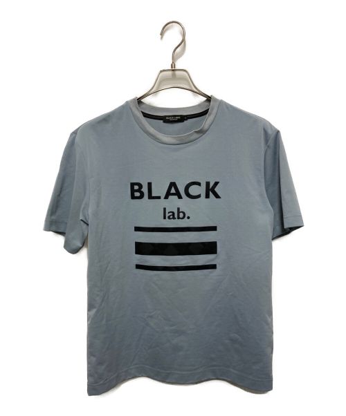BLACK LABEL CRESTBRIDGE（ブラックレーベル クレストブリッジ）BLACK LABEL CRESTBRIDGE (ブラックレーベル クレストブリッジ) シャドーチェックアイコンロゴT ブルー サイズ:Mの古着・服飾アイテム