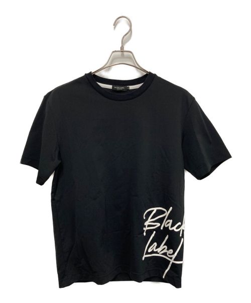 BLACK LABEL CRESTBRIDGE（ブラックレーベル クレストブリッジ）BLACK LABEL CRESTBRIDGE (ブラックレーベル クレストブリッジ) ロゴTシャツ ブラック サイズ:Mの古着・服飾アイテム
