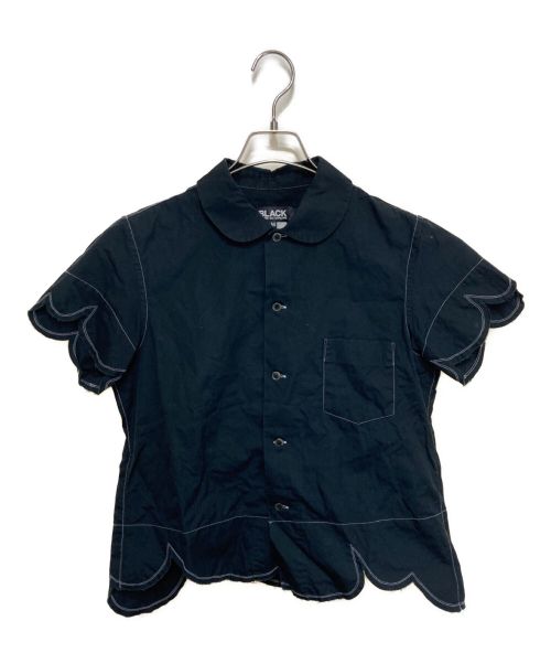 BLACK COMME des GARCONS（ブラック コムデギャルソン）BLACK COMME des GARCONS (ブラック コムデギャルソン) 半袖シャツ ブラック サイズ:Mの古着・服飾アイテム