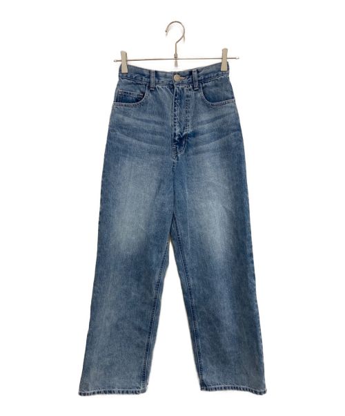 HER LIP TO（ハーリップトゥ）HER LIP TO (ハーリップトゥ) Milano Wide-Straight Jeans インディゴ サイズ:23の古着・服飾アイテム