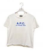 A.P.C.アーペーセー）の古着「刺繍ロゴTシャツ」｜ホワイト