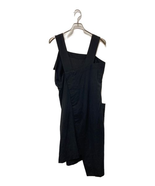 Y's（ワイズ）Y's (ワイズ) ウールハピートゥース変形サロペット ブラック サイズ:不明の古着・服飾アイテム