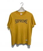 SUPREMEシュプリーム）の古着「Embroidered Logo Tee」｜イエロー