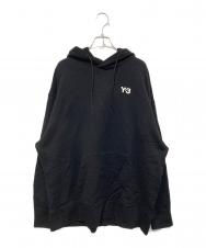 Y-3 (ワイスリー) ロゴ刺繍パーカー ブラック サイズ:XL