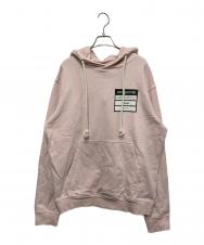 Maison Margiela (メゾンマルジェラ) STEREO TYPE プルオーバーパーカー ピンク サイズ:48