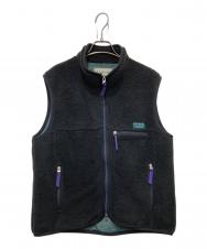 L.L.Bean (エルエルビーン) トップシャムボアフリースベスト ブラック サイズ:REG SMALL