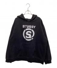 stussy (ステューシー) Sロゴパーカー ブラック サイズ:L